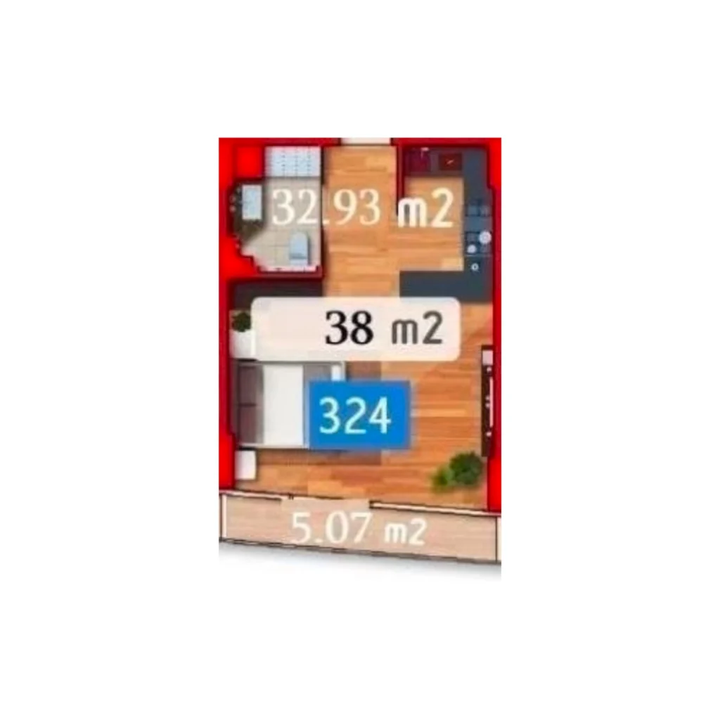 Cosy 1-bedroom flat in