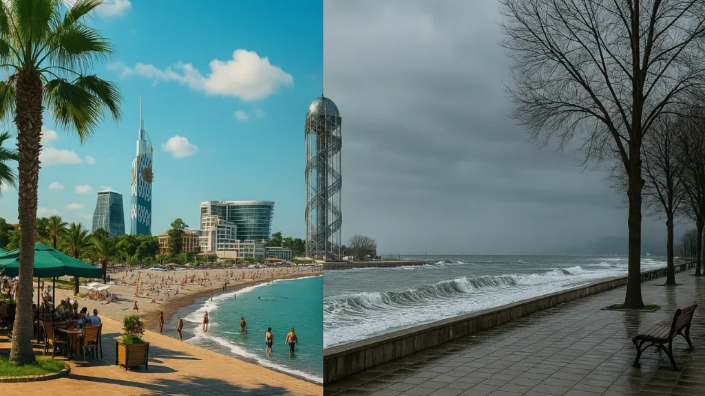 Tüm yıl boyunca Batum'da yaşamak: gerçek mi yoksa sadece tatil için mi?