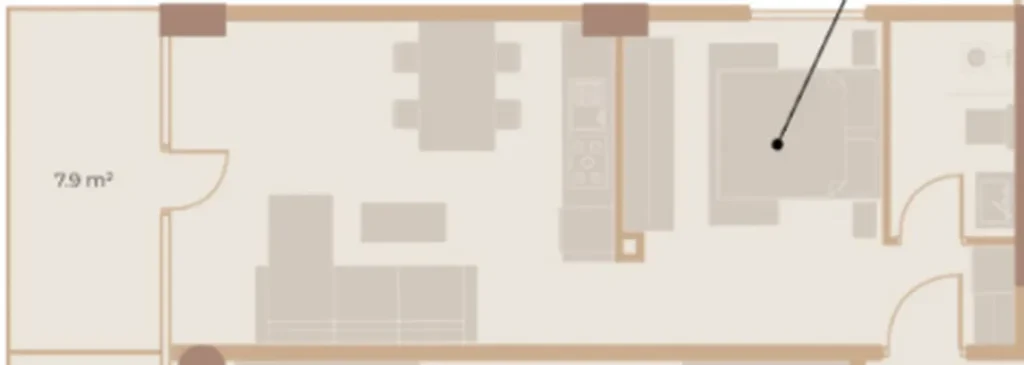 Gemütliches Ein-Zimmer-Altstadt 47,60 m² in