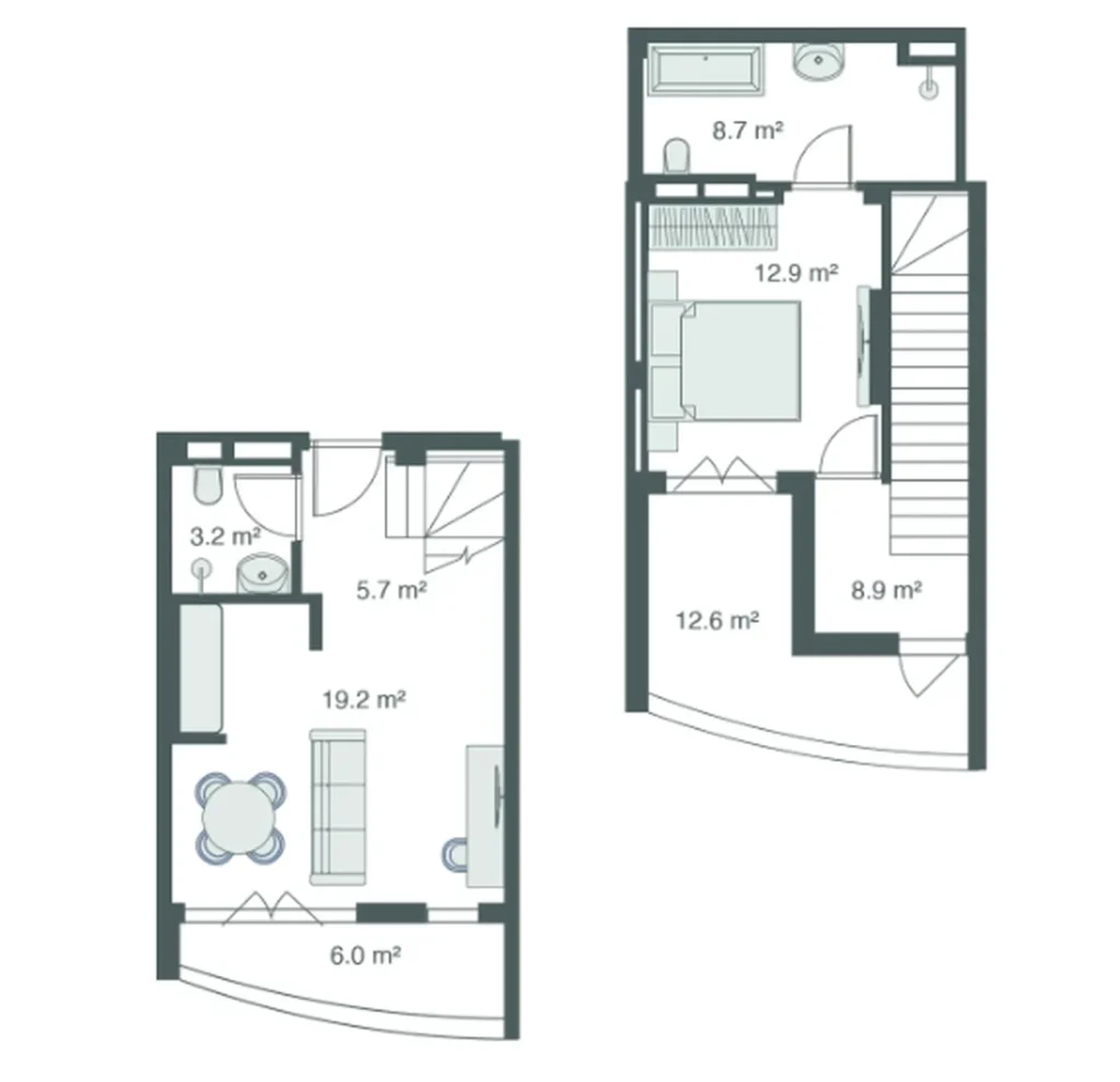 Elegante ático dúplex de 77,20 m2 en