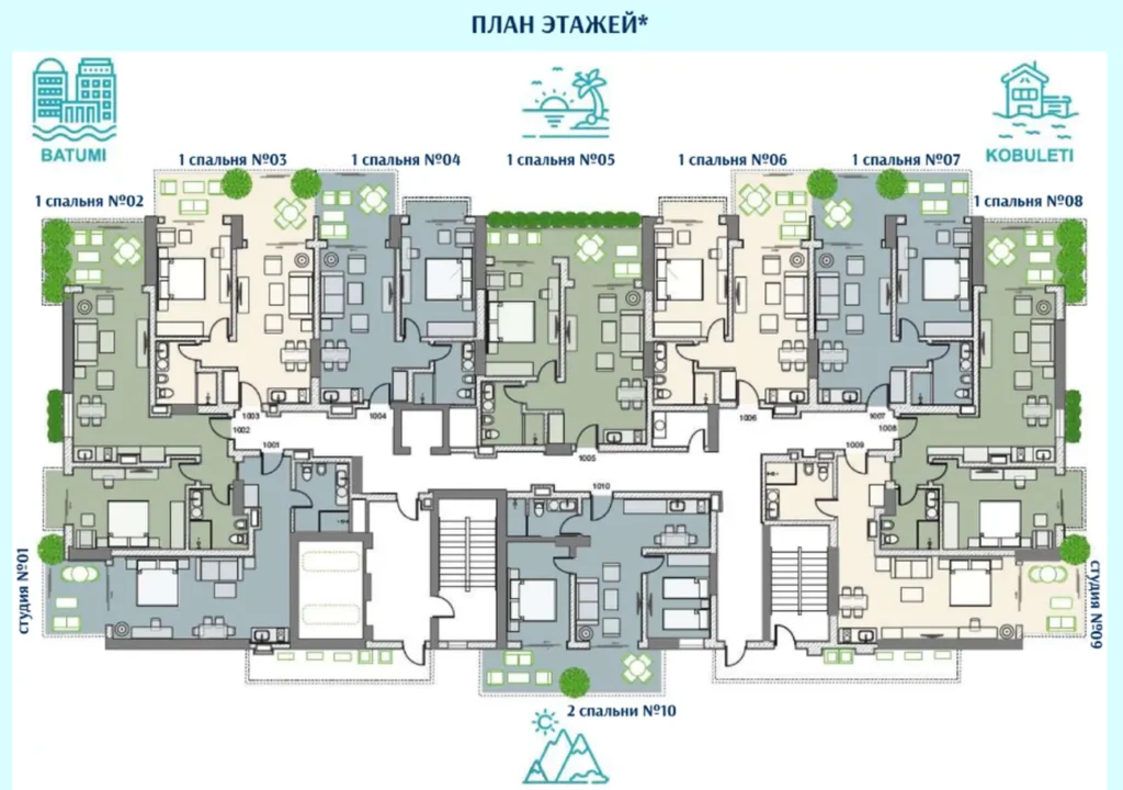 Gemütliches Studio mit Küche 50,30 m² in