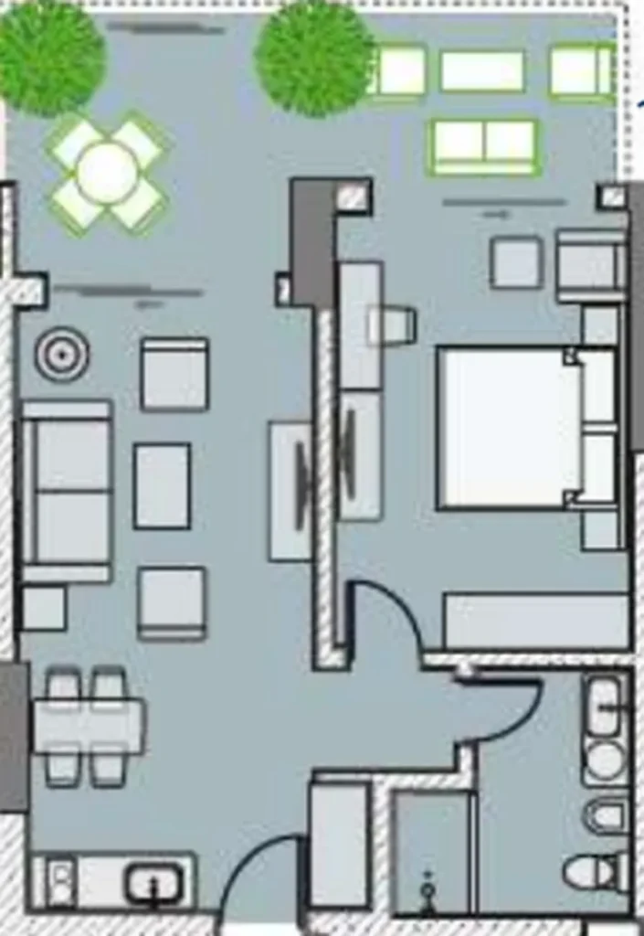 Útulné studio 62,55 m² v