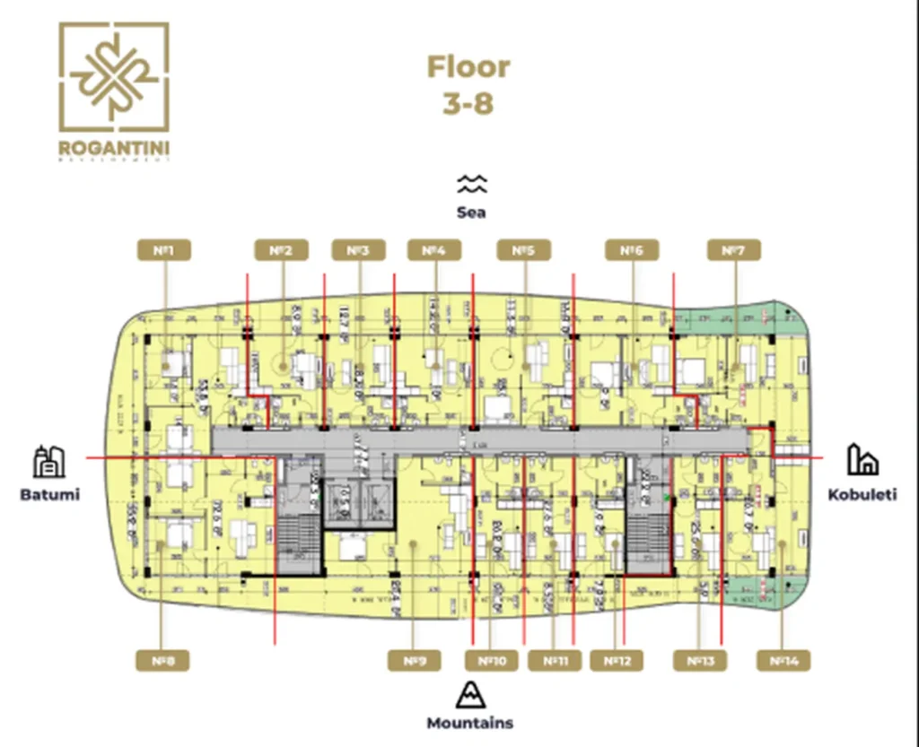 Эксклюзивный пентхаус с панорамной террасой 104.30 м² в