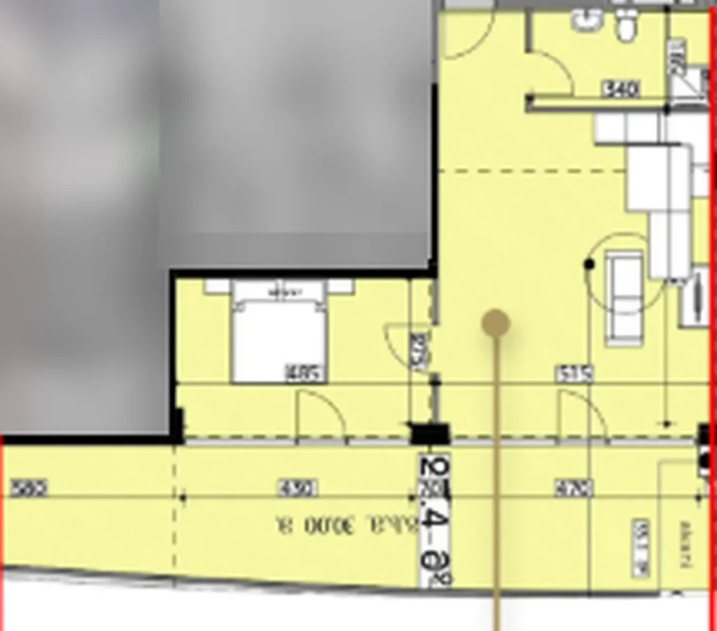 Пентхаус с террасой на горы 91.20 м² в