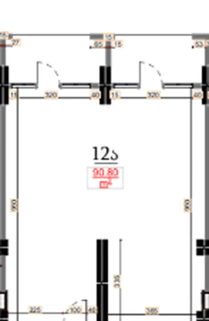 90,80 m² genişliğinde ferah daire
