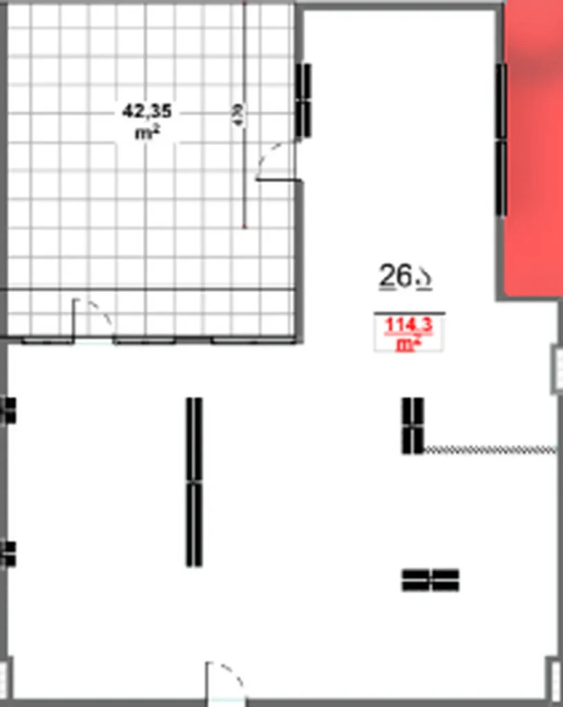 Panoramik teraslı geniş rezidans 114,30 m²