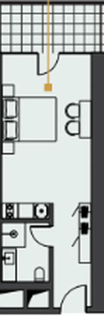 Studio en hauteur avec panorama de 38,55 m² en