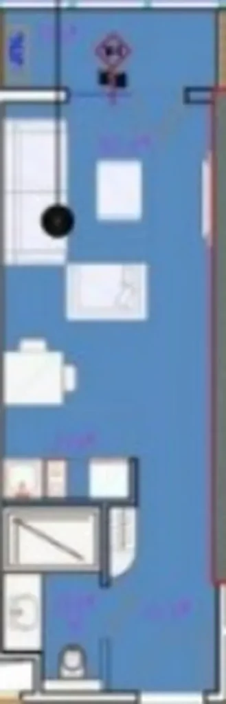 Комфортная студия 37.20 м² в