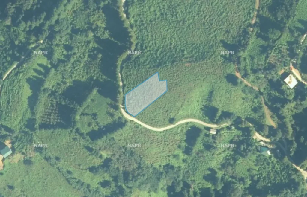 Terreno con vista panoramica di 1462 m² a