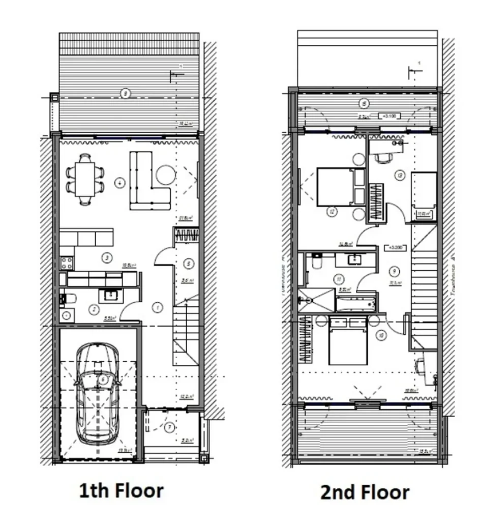 Piso de tres dormitorios con tres balcones 118 m² en