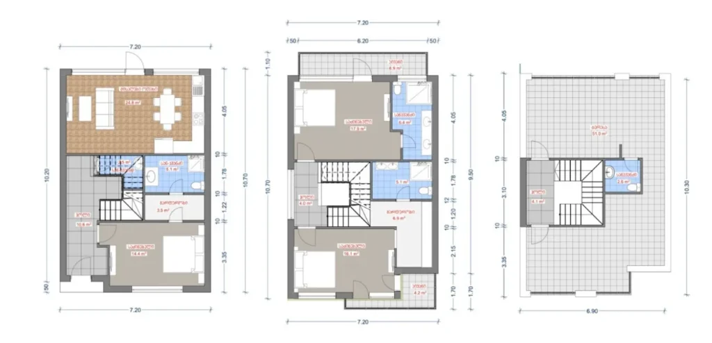 Adosado de montaña con vistas al mar y al bosque 337,2 m² en