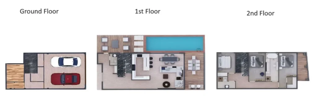 Villa con vista sulle montagne e sul mare 293,25 mq in