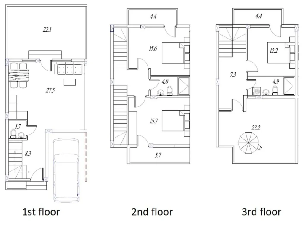 Spaziosa villa con 3 camere da letto di 168,3 m² in