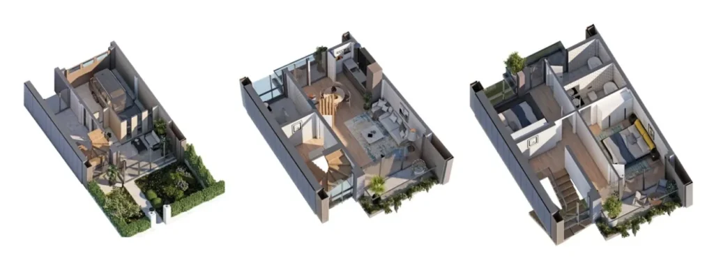 Spaziosa villa su tre livelli di 170 m² a