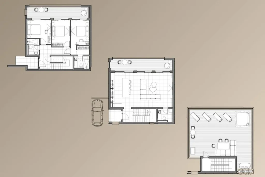 Spaziosa villa su tre livelli di 260 m² in