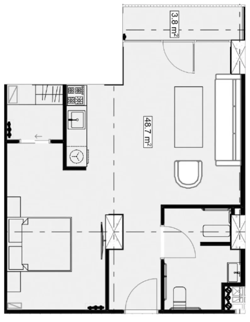 Studio sull'acqua con ristrutturazione 30 m² in