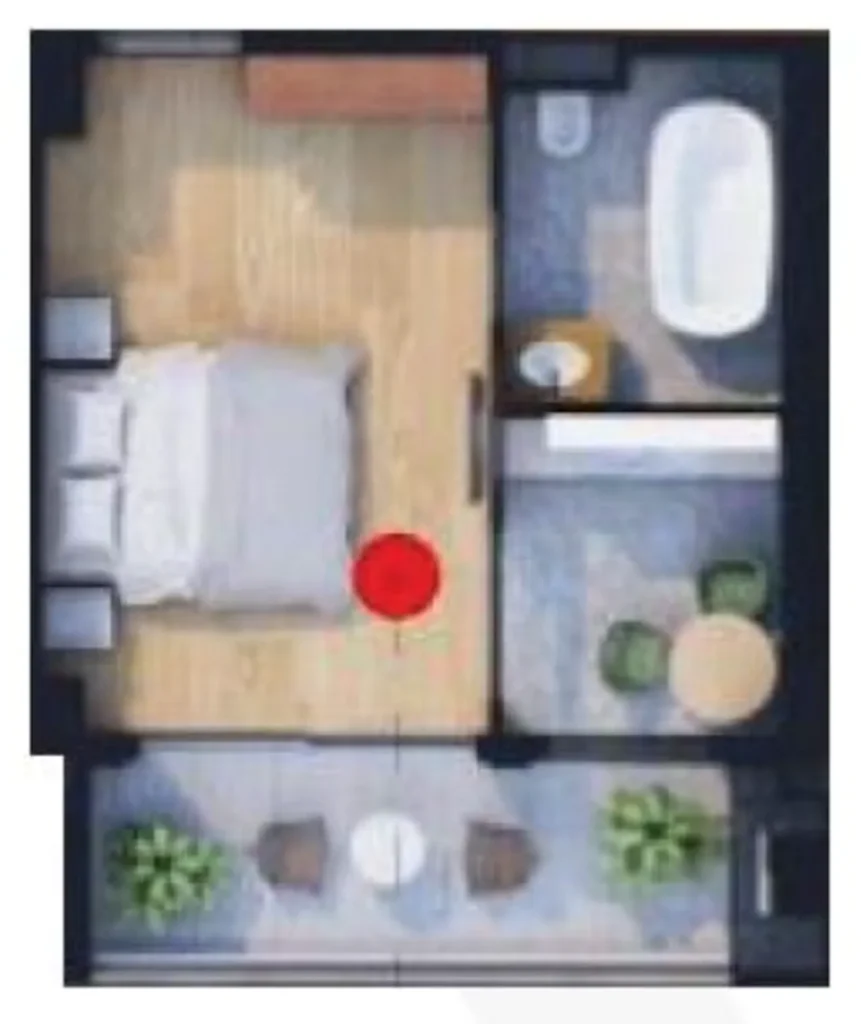 Studio laconico in pineta 34,5 m² in