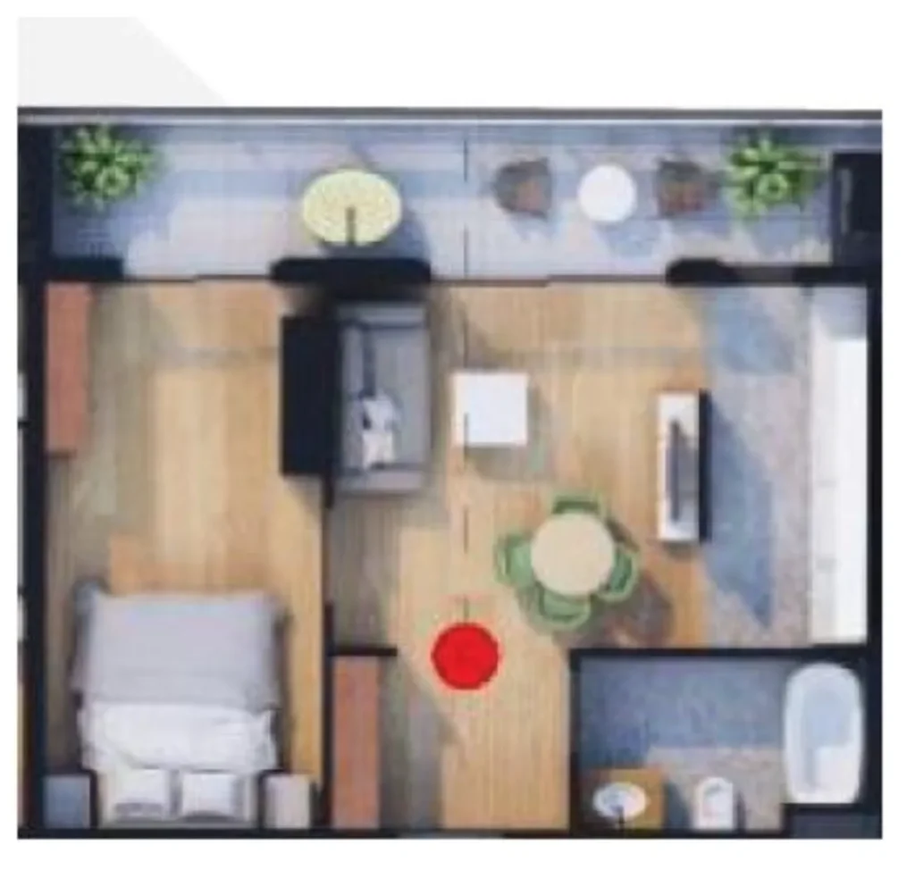 Studio laconico in pineta 34,5 m² in