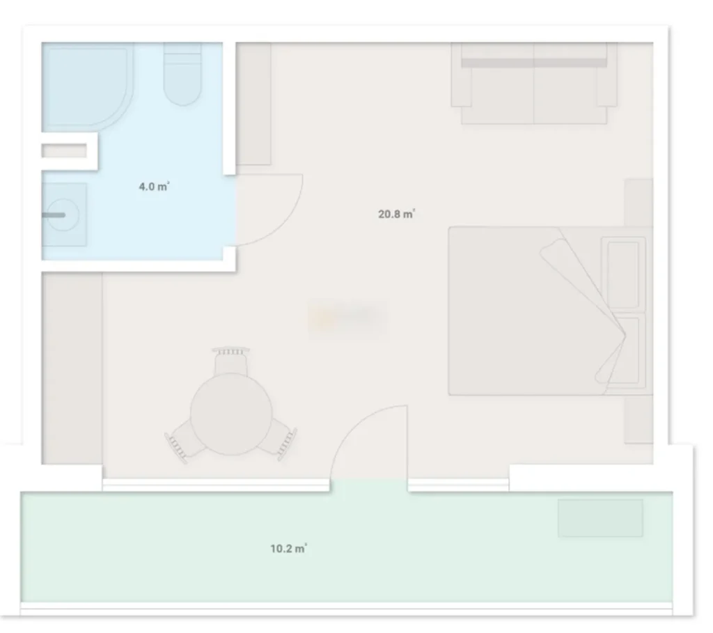 Studio al mare con sabbia curativa 35,8 m² in