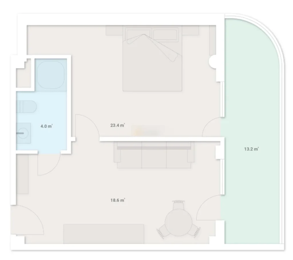 Studio al mare con sabbia curativa 35,8 m² in