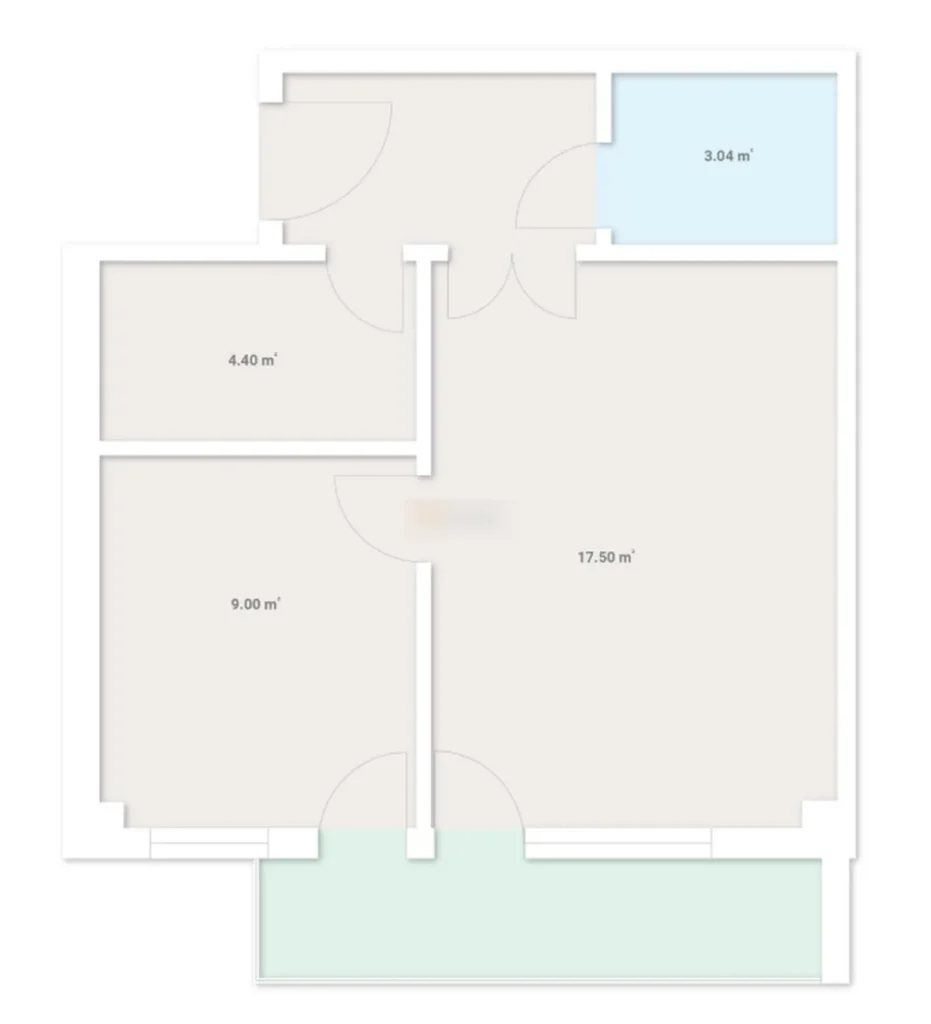 Уютная однушка в Глдани с балконом 42.93 м² в