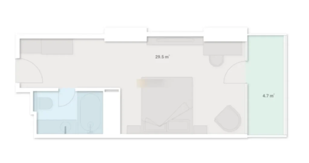 Un studio élégant de 32,4 m² en plein cœur de