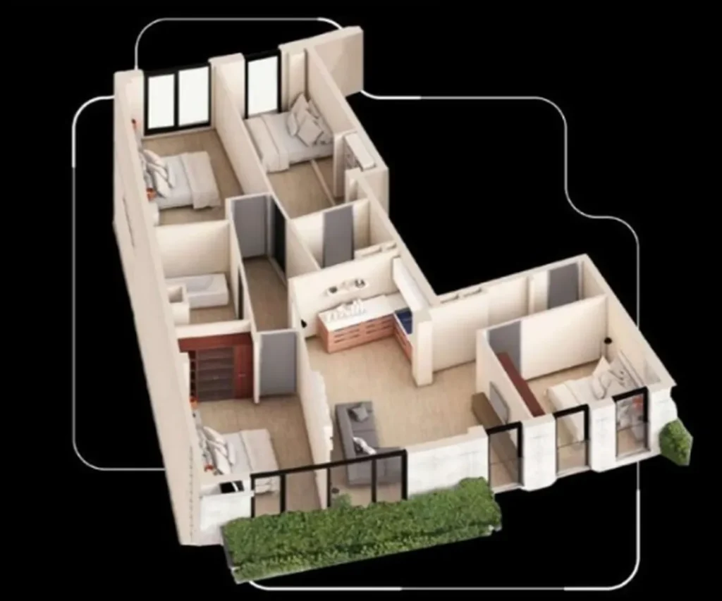 Geräumige 4-Zimmer-Wohnung mit 127,65 m² in