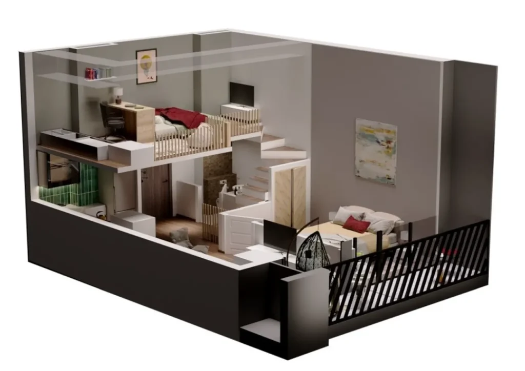 Útulný jednopokojový byt v prestižní čtvrti o rozloze 48,1 m² v
