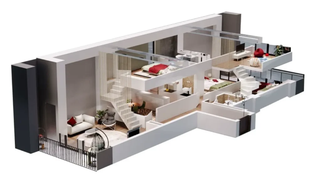 Prostorný byt v prestižní čtvrti o rozloze 108,5 m² v