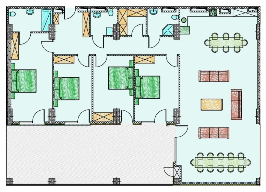 Премиальная резиденция с террасой 261.7 м² в