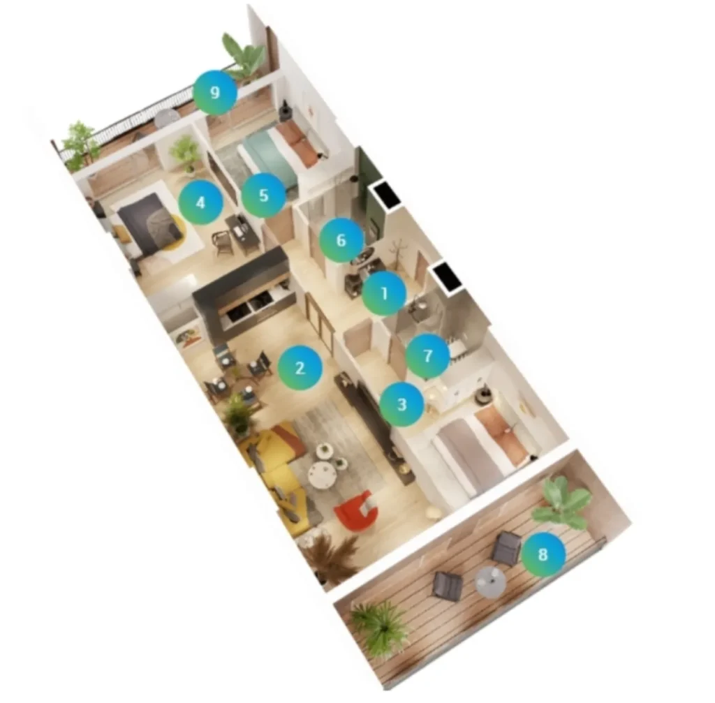Geräumige, gemütliche Dreizimmerwohnung mit 137 m² in