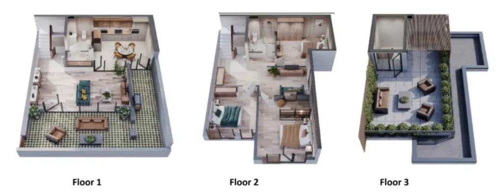 Светлая трехкомнатная с панорамным балконом 330 м² в