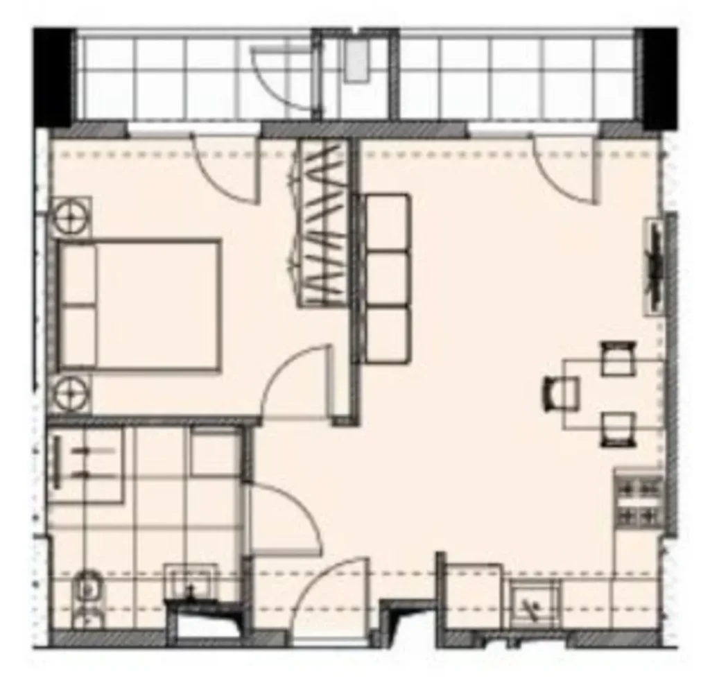 Комфортная однушка рядом с метро 48.5 м² в