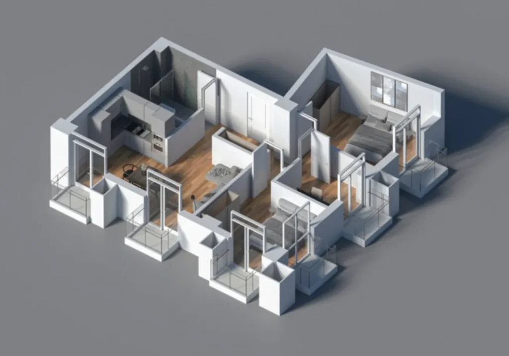 Prostorný třípokojový byt o rozloze 84,4 m² v