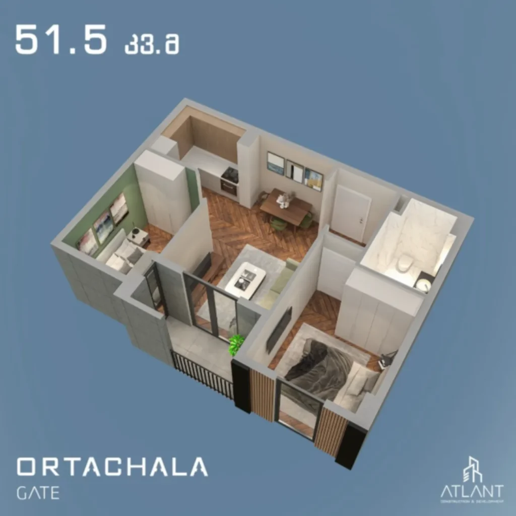 Helle 1-Zimmer-Wohnung an der Uferpromenade, 39,8 m² in