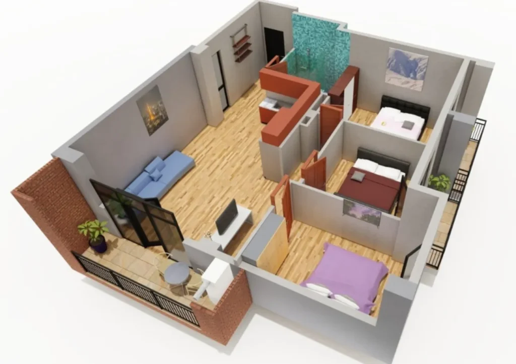 Praktyczne i wygodne 3-pokojowe mieszkanie o powierzchni 99,2 m² w